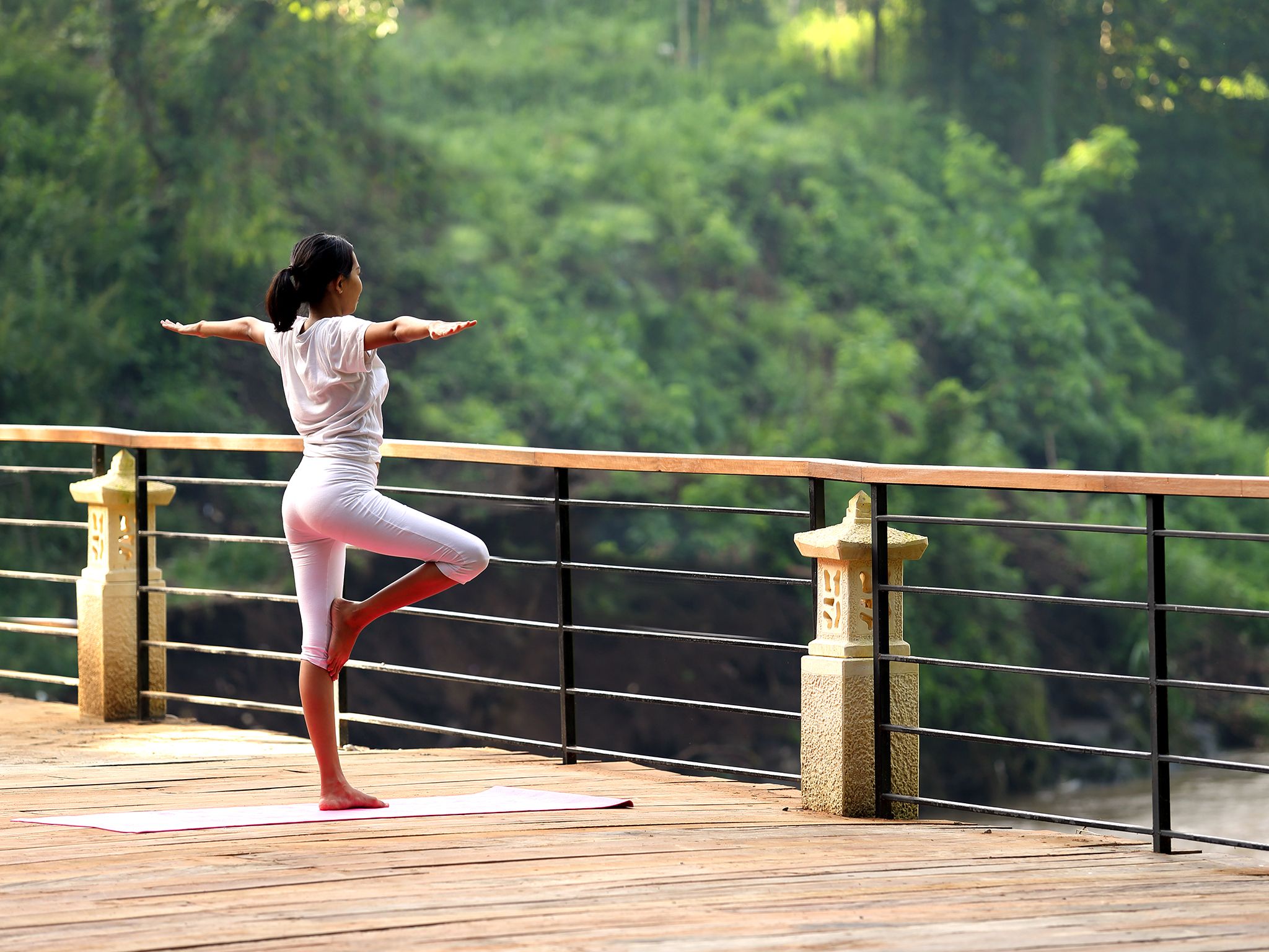 Yoga on The River Deck